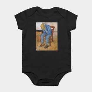 Grieving old man by van Gogh Baby Bodysuit